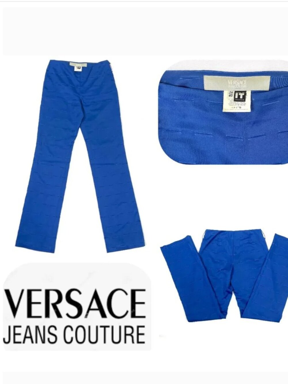 Auc Versace Jeans Couture high waist vinyage Pants/Jeans